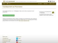 Screenshot van website