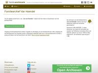 Screenshot van website