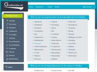 Screenshot van website