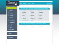 Screenshot van website