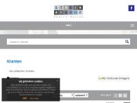 Screenshot van website