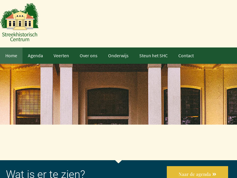 Screenshot van website
