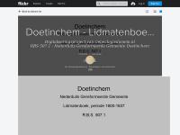 Screenshot van website