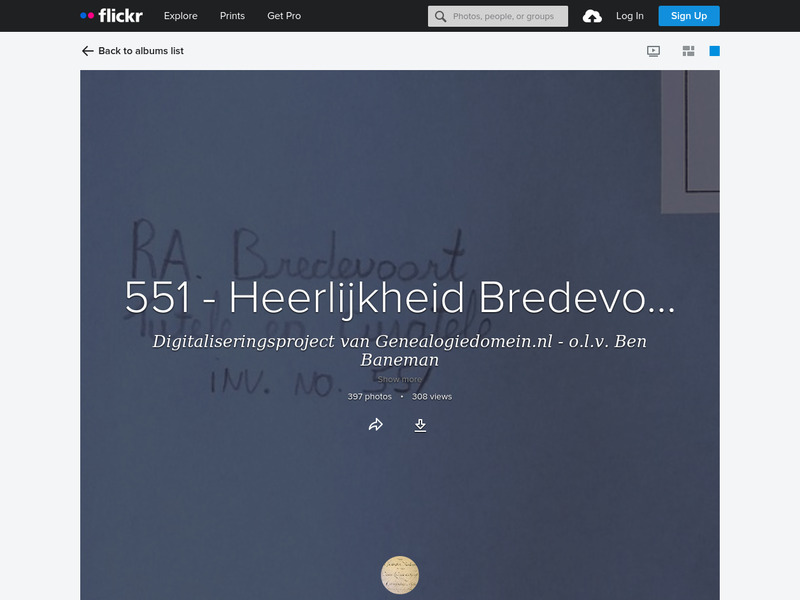 Screenshot van website