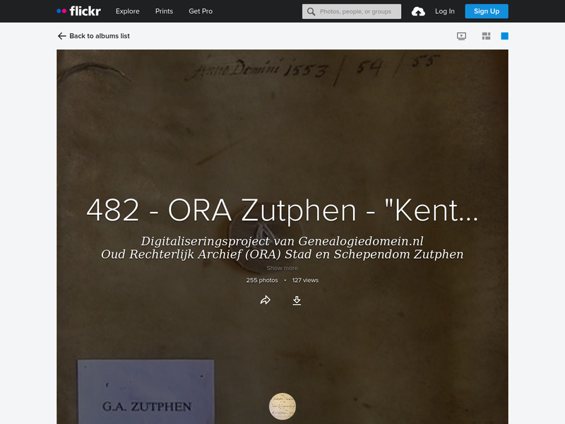 Screenshot van website