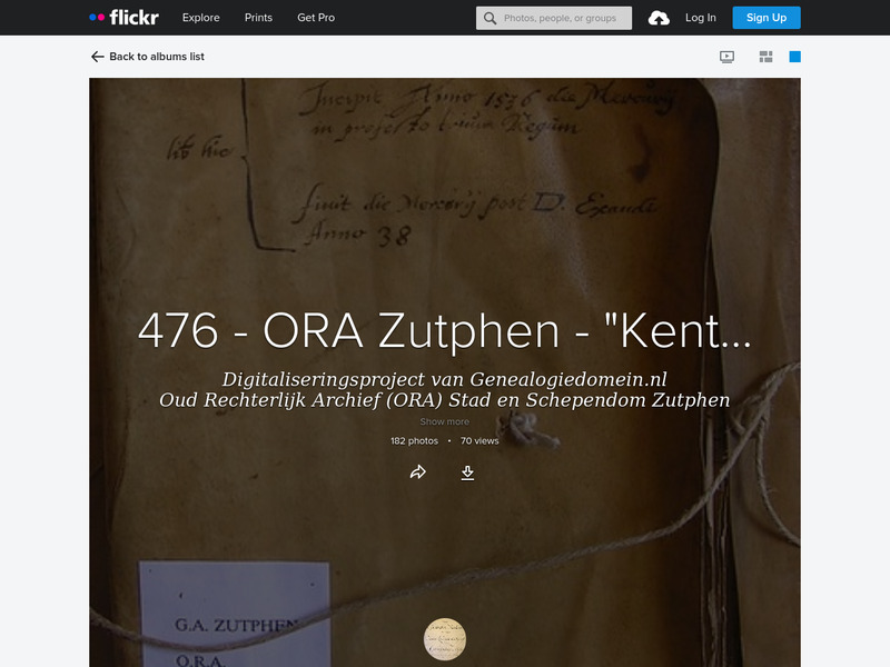 Screenshot van website