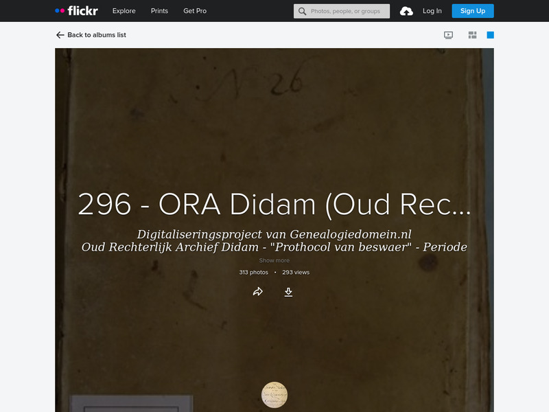 Screenshot van website