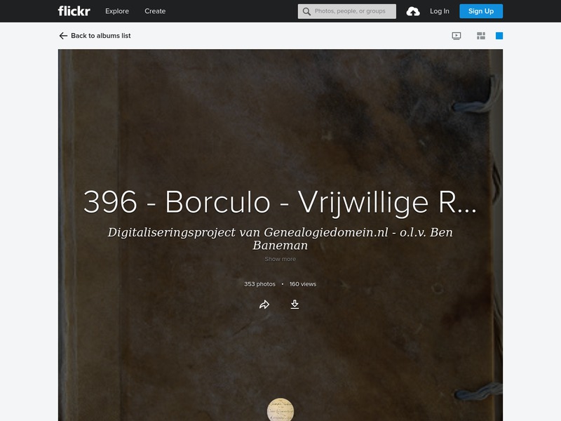 Screenshot van website