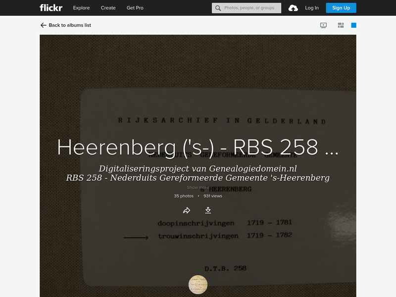 Screenshot van website