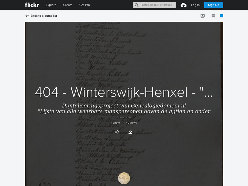Screenshot van website