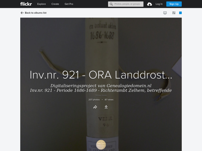Screenshot van website