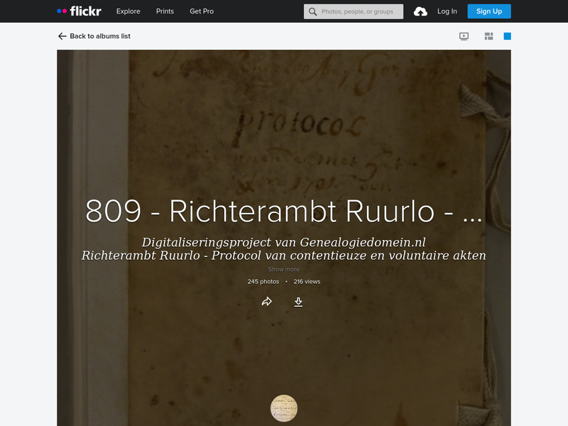 Screenshot van website