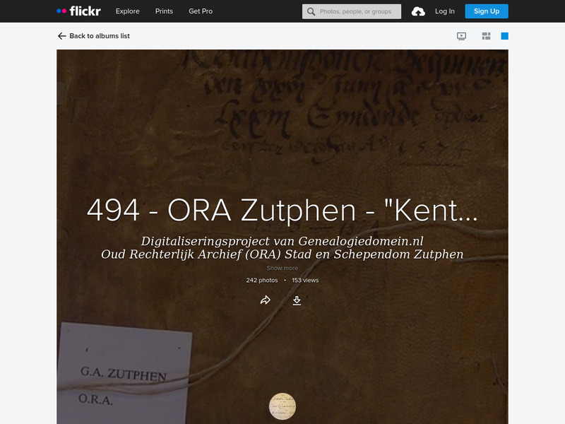 Screenshot van website