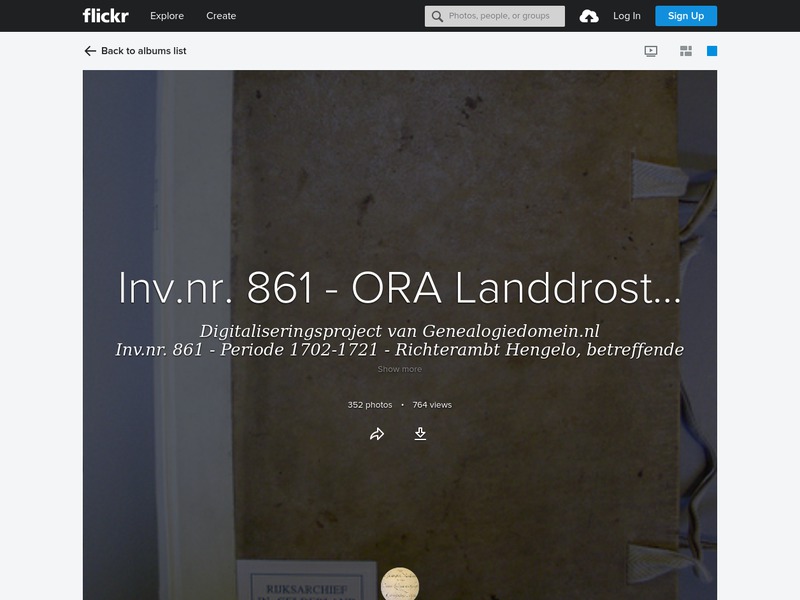 Screenshot van website