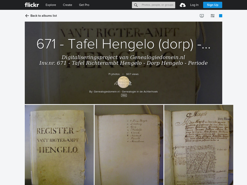 Screenshot van website