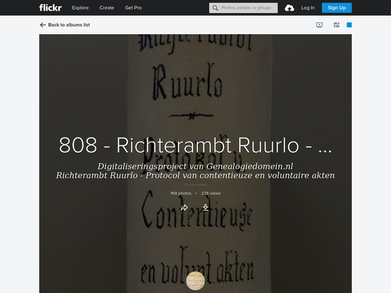 Screenshot van website