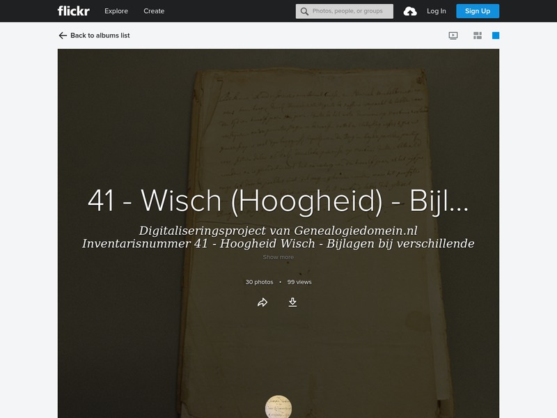 Screenshot van website