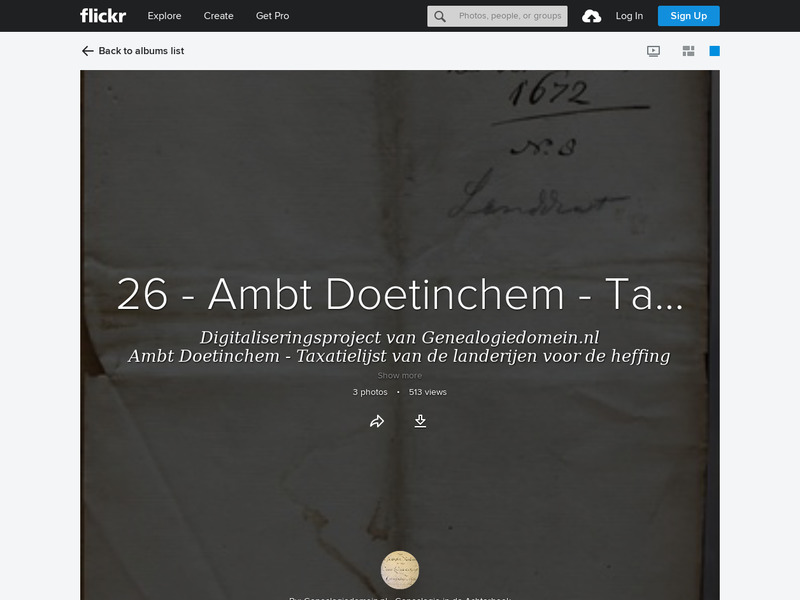 Screenshot van website