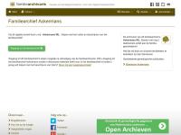 Screenshot van website