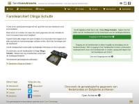 Screenshot van website