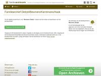 Screenshot van website