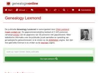 Screenshot van website