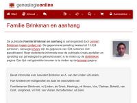 Screenshot van website