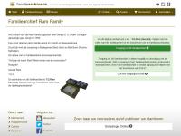 Screenshot van website