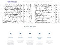 Screenshot van website