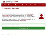 Screenshot van website