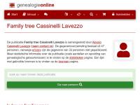 Screenshot van website