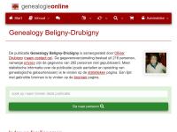 Screenshot van website