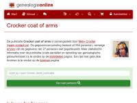 Screenshot van website