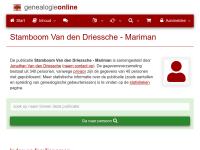 Screenshot van website