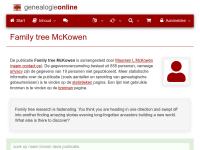 Screenshot van website