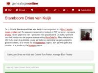 Screenshot van website