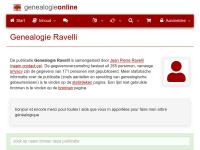 Screenshot van website