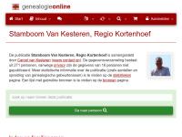 Screenshot van website