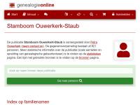 Screenshot van website