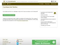 Screenshot van website
