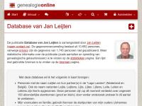 Screenshot van website