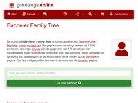 Screenshot van website