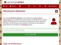 Screenshot van website