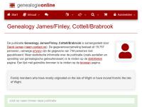 Screenshot van website