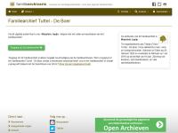 Screenshot van website