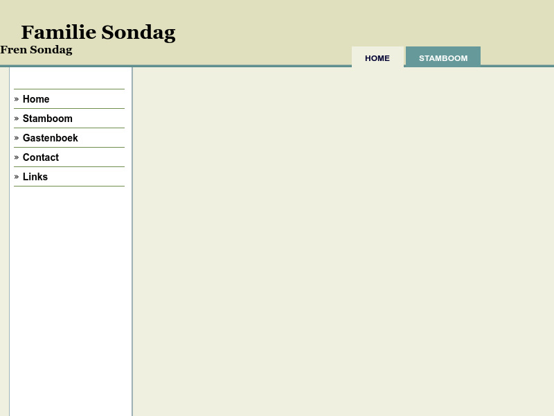 Screenshot van website