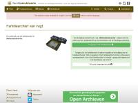 Screenshot van website