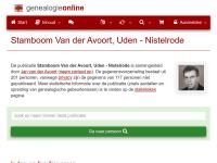 Screenshot van website
