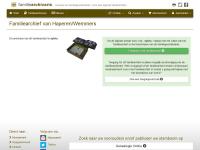 Screenshot van website