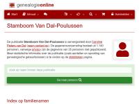 Screenshot van website